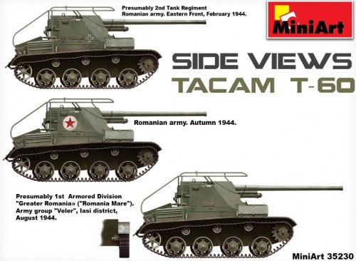 MiniArt Tacam T-60 Romanian Tank Destroyer (1:35)