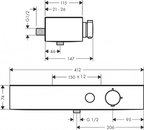 Hansgrohe ShowerTablet Select 24360000