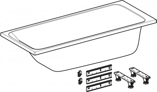 Geberit Tawa Slim rim 170x70 554.120.01.1