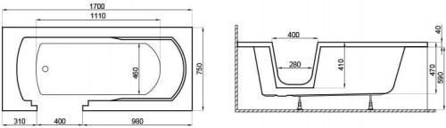 Polimat Vovo 170x75 00894