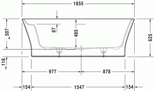 Duravit Cape Cod 185x88 760330000AS0000