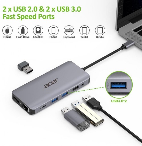 Acer 12-in-1 Type C Dongle