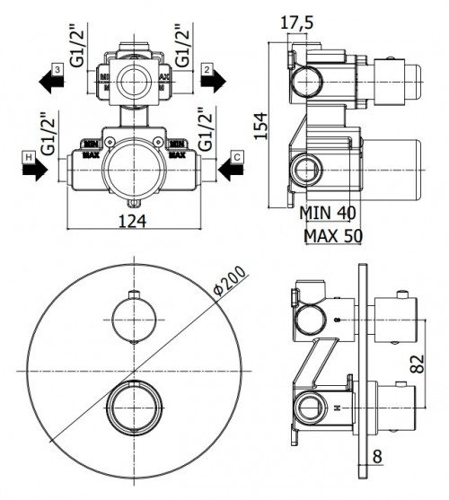 Paffoni Light LIQ018CR