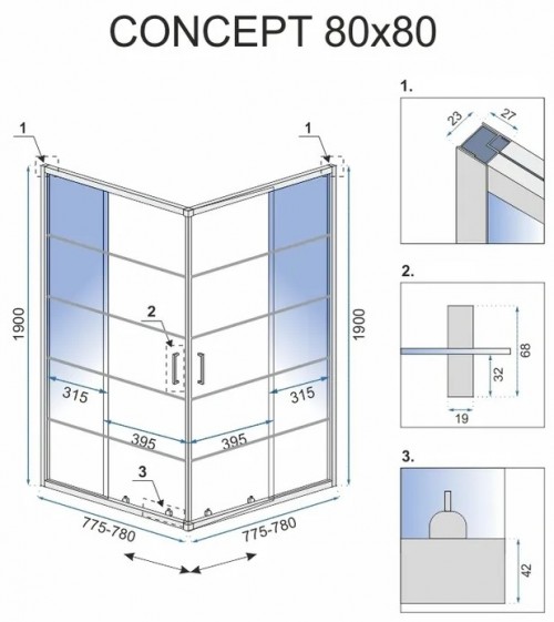 REA Concept 80x80 REA-K5479