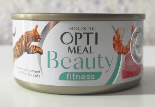 Optimeal Beauty Fitness Cat Canned Tuna/Shrimps 70 g