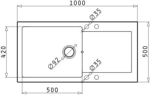 Pyramis Mido 100x50 1B 1D 070089301