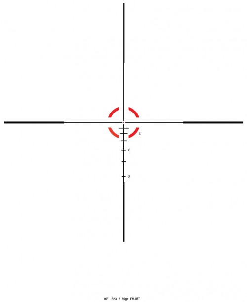 Trijicon Credo 1-6x24 BDC .223/55gr SFP Red