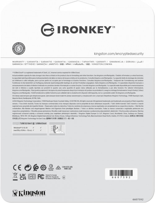 Kingston IronKey Locker+ 50 256Gb