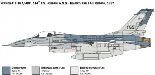 ITALERI F-16 A Fighting Falcon (1:48)