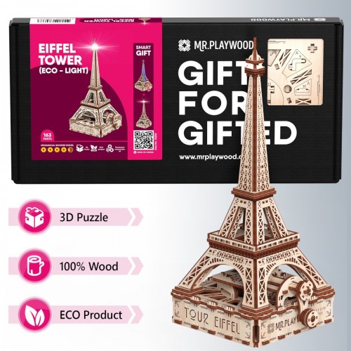 Mr. PlayWood Eiffel Tower Eco Light 10205