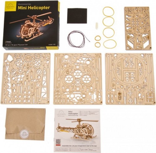 UGears Mini Helicopter 70225