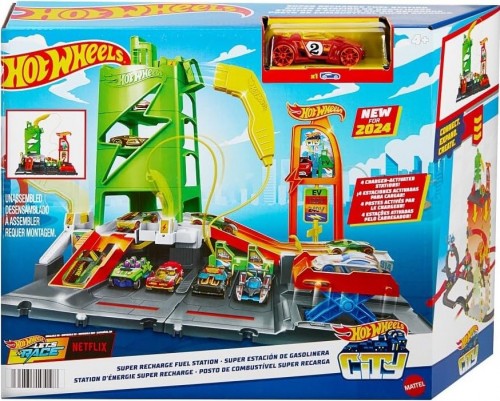 Hot Wheels Super Recharge Fuel Station HTN79