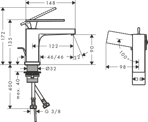 Hansgrohe Tecturis E 73002000