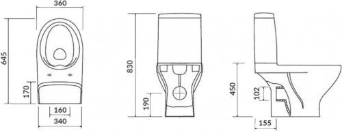 Cersanit Moduo Clean On K116-036