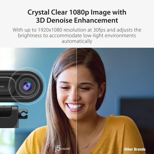 j5create HD Webcam with Auto & Manual Focus Switch