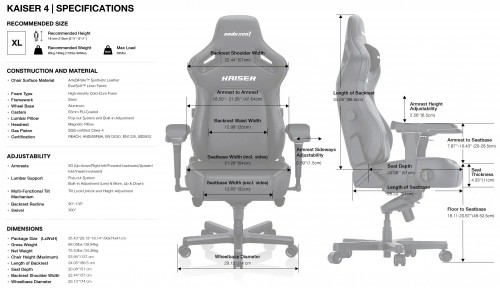 Anda Seat Kaiser 4 XL