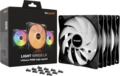 be quiet! Light Wings LX 140 PWM high-speed Black Triple Pac