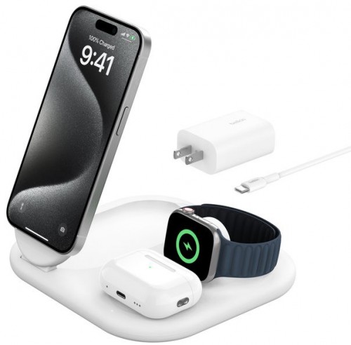 Belkin BoostCharge 3-in-1 Magnetic Foldable 15W