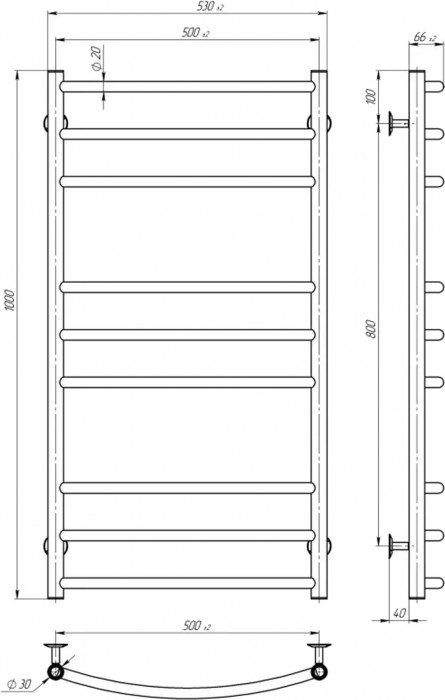 UNIO Duga E R 500x1000 000029428