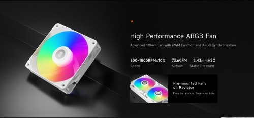 PCCooler DA240 ARGB White