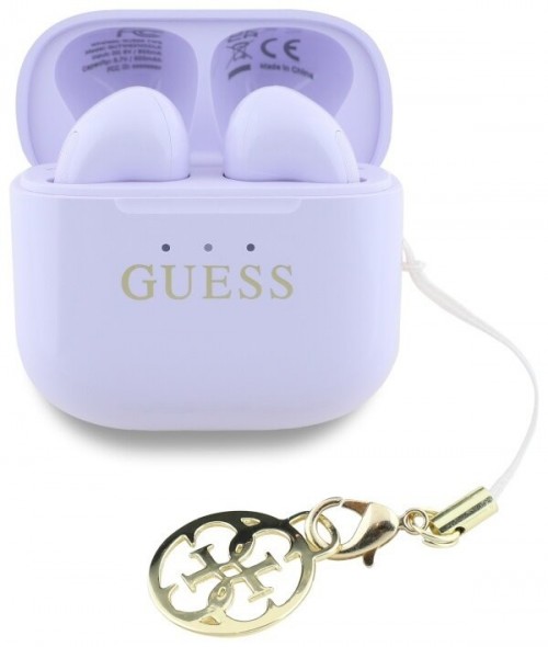GUESS Glossy Effect Printed Classic Logo & Charm