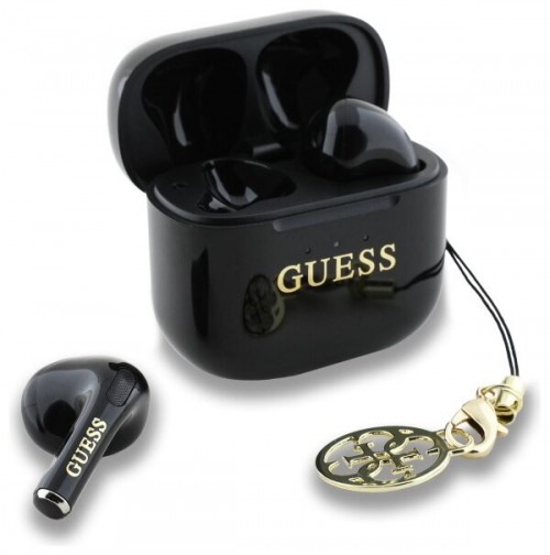 GUESS Glossy Effect Printed Classic Logo & Charm