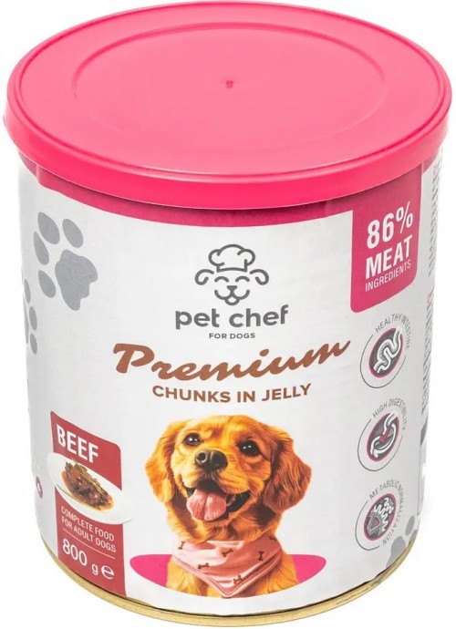 Pet Chef Premium Adult Beef 800 g