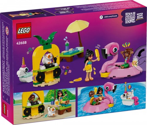 Lego Unicorn and Flamingo Pool Party 42658