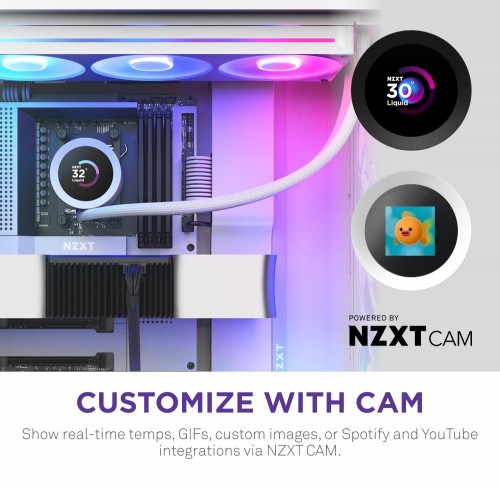 NZXT Kraken Plus 360 RGB White