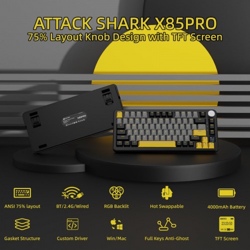 Attack Shark X85PRO Blueberry Switch