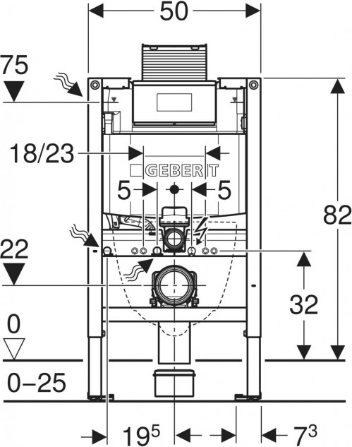 Geberit Duofix 111.003.00.2