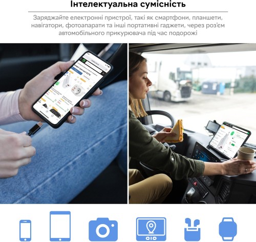 RZTK Car Charger 38W USB-A + USB-C