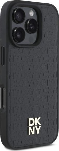 DKNY Repeat Pattern Stack Logo for iPhone 16 Pro Max
