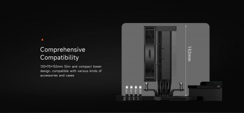 PCCooler RT500 TC ARGB Black