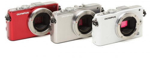 Olympus E-PL3 в разных цветовых вариантах