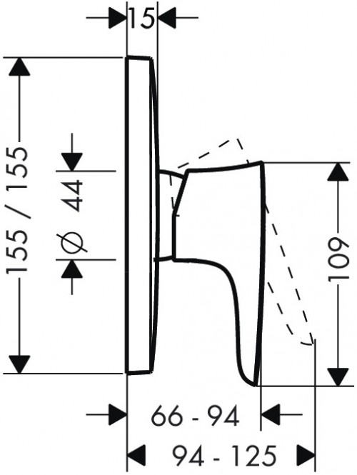 Чертеж с размерами