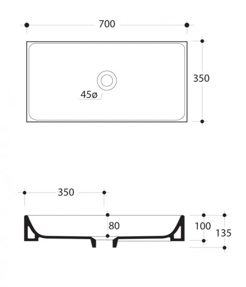Чертеж с размерами