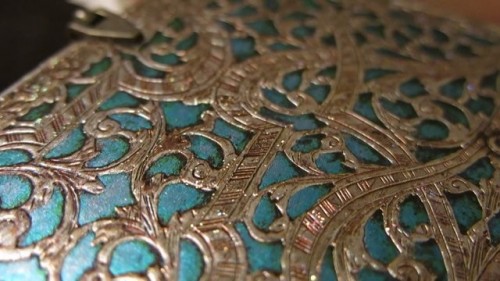 Paperblanks Silver Filigree Maya Blue