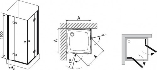 Ravak SmartLine SMSRV4-90