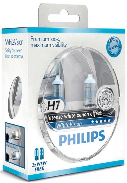 Philips H7 WhiteVision