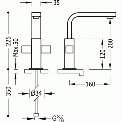 Чертеж с размерами