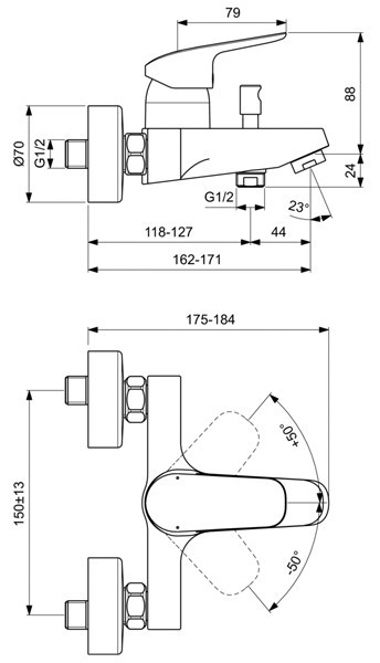 Ideal Standard CeraFlex B1721AA