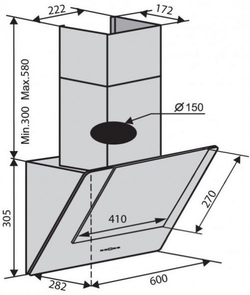 VENTOLUX Diamond 60 WH 700 PB