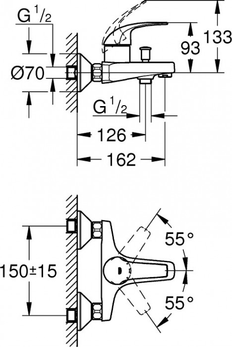 Grohe BauCurve 23599