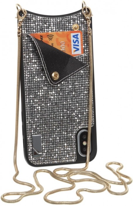 Becover Glitter Wallet Case for iPhone X/Xs