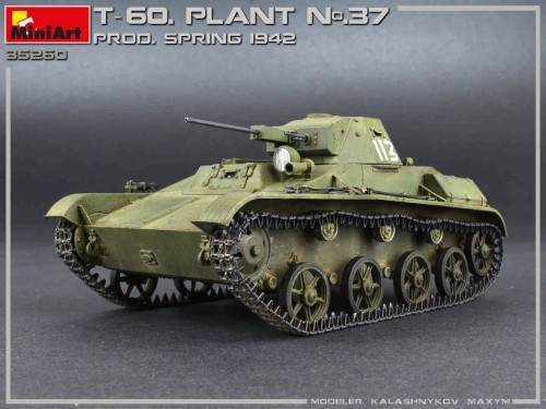 MiniArt T-60 Plant N.37 Sverdlovsk Prod. Spring 1942 (1:35)