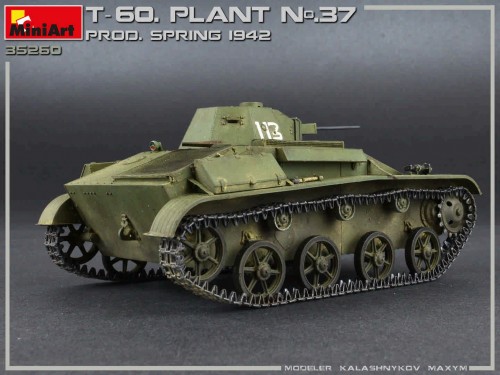 MiniArt T-60 Plant N.37 Sverdlovsk Prod. Spring 1942 (1:35)