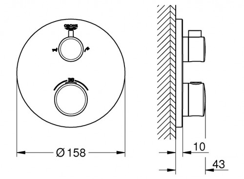 Grohe Grohtherm 24077