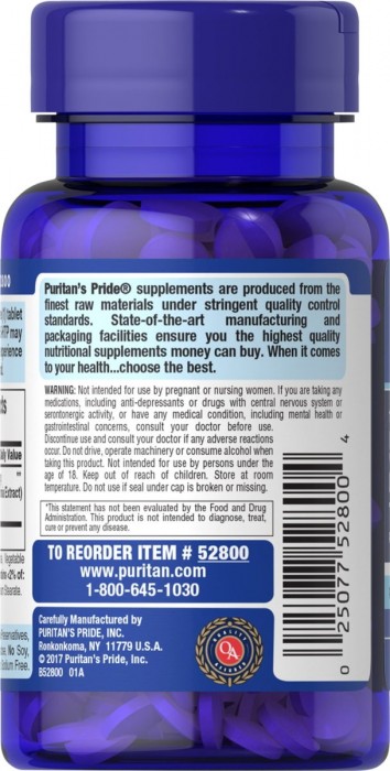 Puritans Pride 5-HTP 200 mg