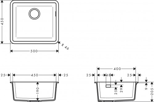 Hansgrohe S51 S510-U450 43431